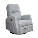 Cazis Athens Power Swivel Glider Rocker Fabric Recliner 170345 IMAGE 1