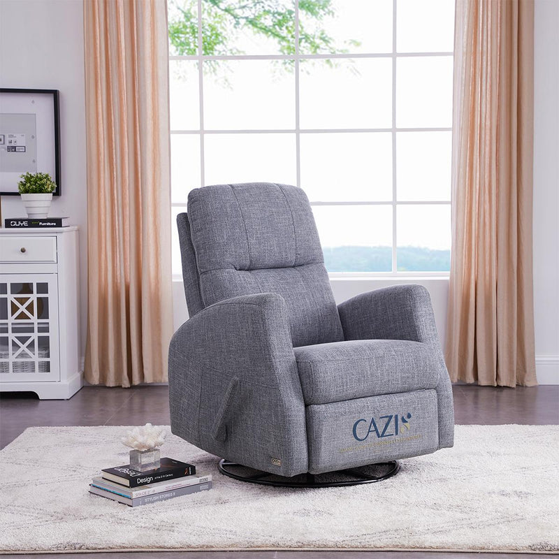 Cazis Athens Power Swivel Glider Rocker Fabric Recliner 170345 IMAGE 2