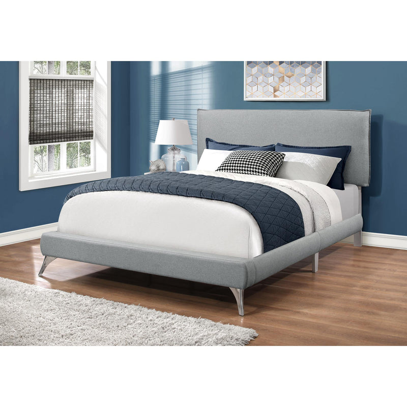 Monarch Queen Upholstered Platform Bed M0999 IMAGE 2
