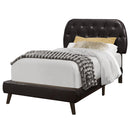 Monarch Twin Upholstered Platform Bed M1013 IMAGE 1