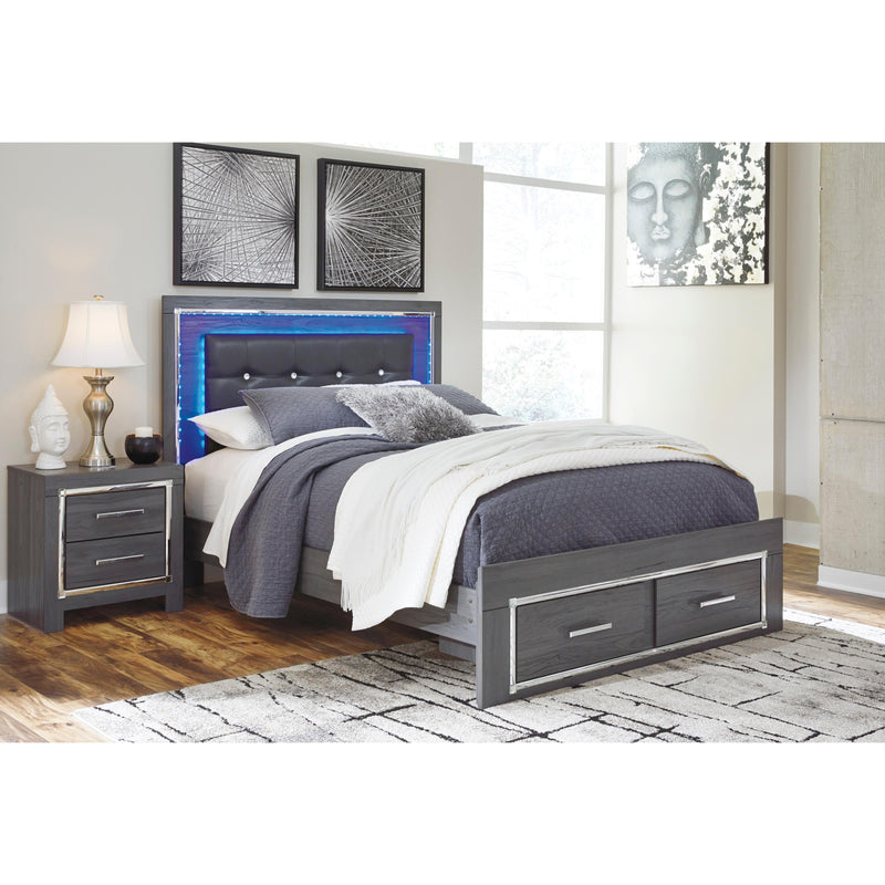 Signature Design by Ashley Lodanna Queen Upholstered Panel Bed with Storage ASY6984 IMAGE 2