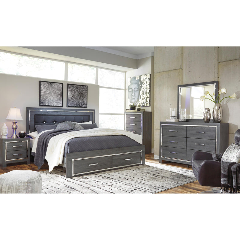 Signature Design by Ashley Lodanna King Upholstered Panel Bed with Storage ASY6986 IMAGE 12