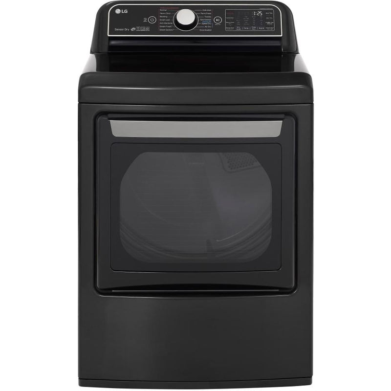 LG 7.3 cu. ft. Electric Dryer with TurboSteam™ DLEX7900BE IMAGE 1