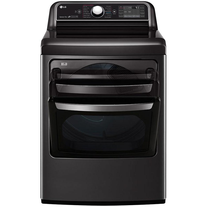 LG 7.3 cu. ft. Electric Dryer with TurboSteam™ DLEX7900BE IMAGE 3
