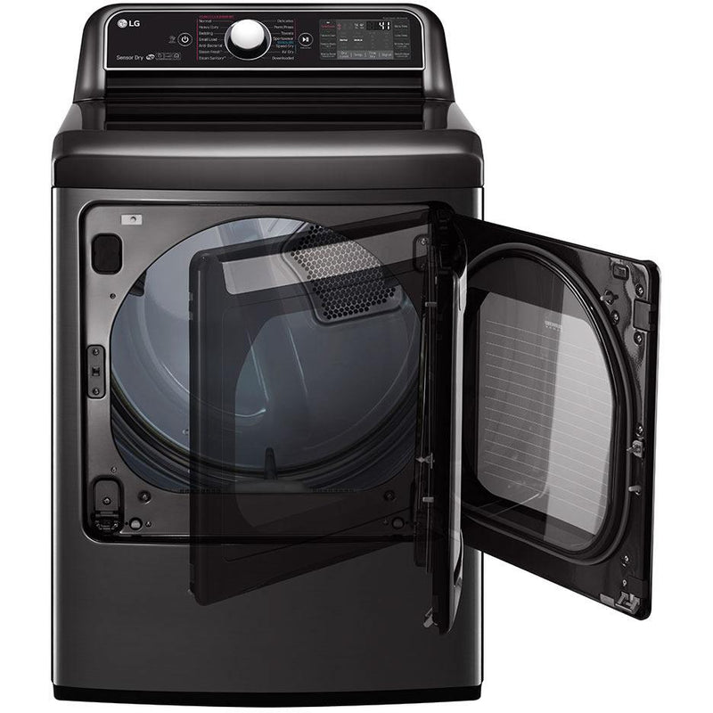 LG 7.3 cu. ft. Electric Dryer with TurboSteam™ DLEX7900BE IMAGE 4