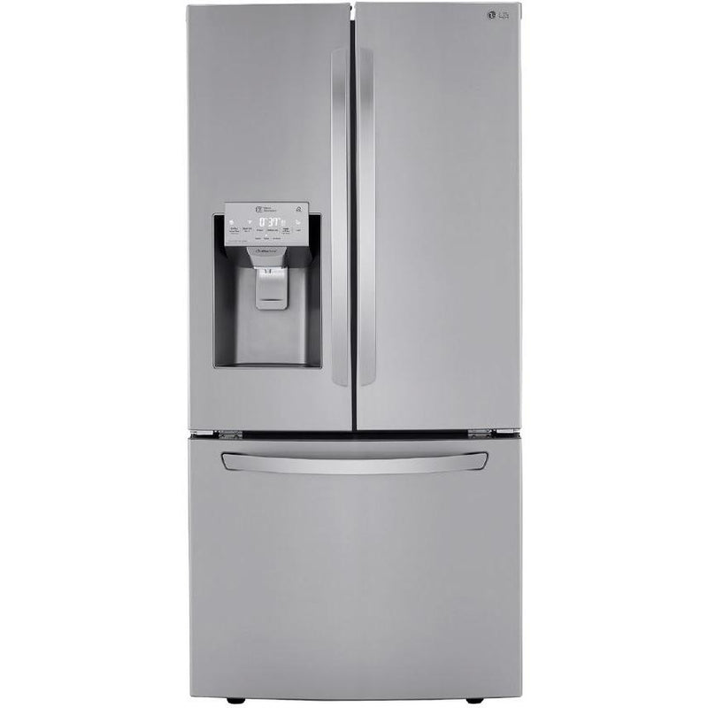 LG 33-inch, 24.5 cu.ft. French 3-Door Refrigerator with Water and Ice Dispensing System LRFXS2503S IMAGE 1