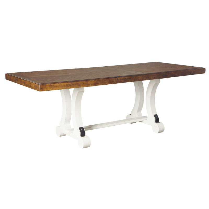 Signature Design by Ashley Valebeck Dining Table with Trestle Base ASY2760 IMAGE 2