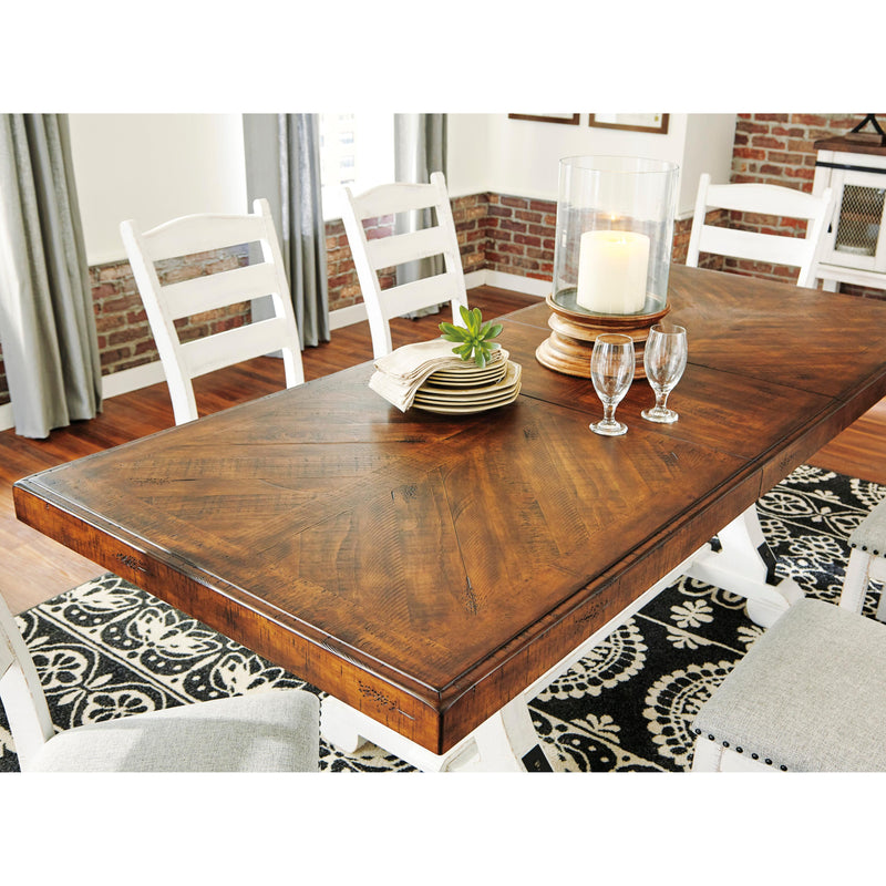 Signature Design by Ashley Valebeck Dining Table with Trestle Base ASY2760 IMAGE 4