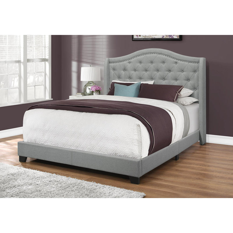 Monarch Queen Upholstered Panel Bed M1246 IMAGE 2