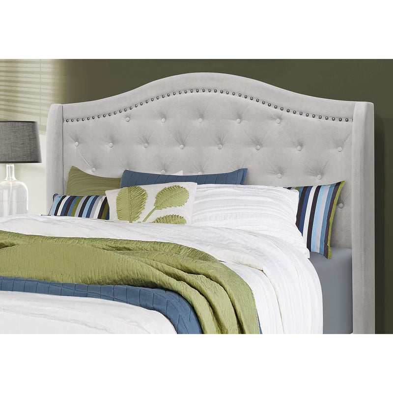 Monarch Queen Upholstered Panel Bed M1248 IMAGE 3