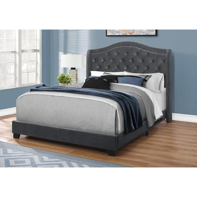 Monarch Queen Upholstered Panel Bed M1250 IMAGE 2