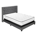 Monarch Queen Upholstered Platform Bed M1258 IMAGE 1