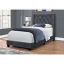 Monarch Twin Upholstered Platform Bed M1259 IMAGE 2