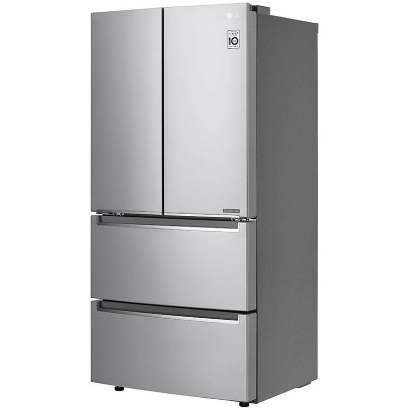 LG 33-inch, 19 cu.ft. Counter-Depth French 4-Door Refrigerator LRMNC1803S IMAGE 4