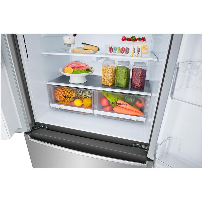 LG 33-inch, 18.3 cu.ft. Counter-Depth French 4-Door Refrigerator with ice system LRMXC1803S IMAGE 6