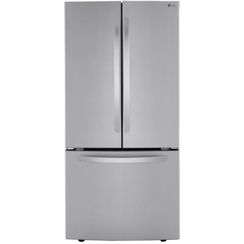 LG 33-inch, 25 cu.ft. Freestanding French Door Refrigerator with Interior Ice Maker LRFCS2503S IMAGE 1