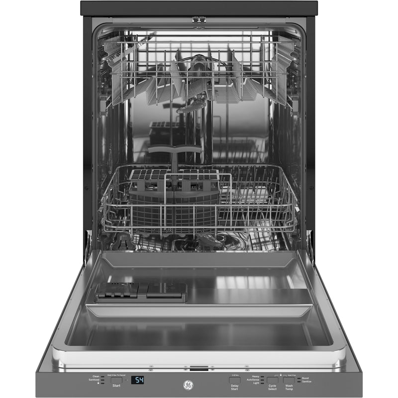 GE Lave-vaisselle portatif de 24 po. avec l'option sanitaire GPT225SSL