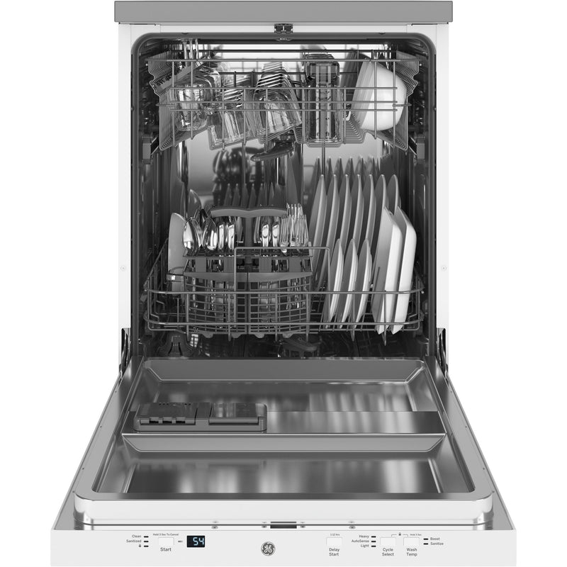 GE 24-inch Portable Dishwasher with Sanitize Option GPT225SGLWW IMAGE 3