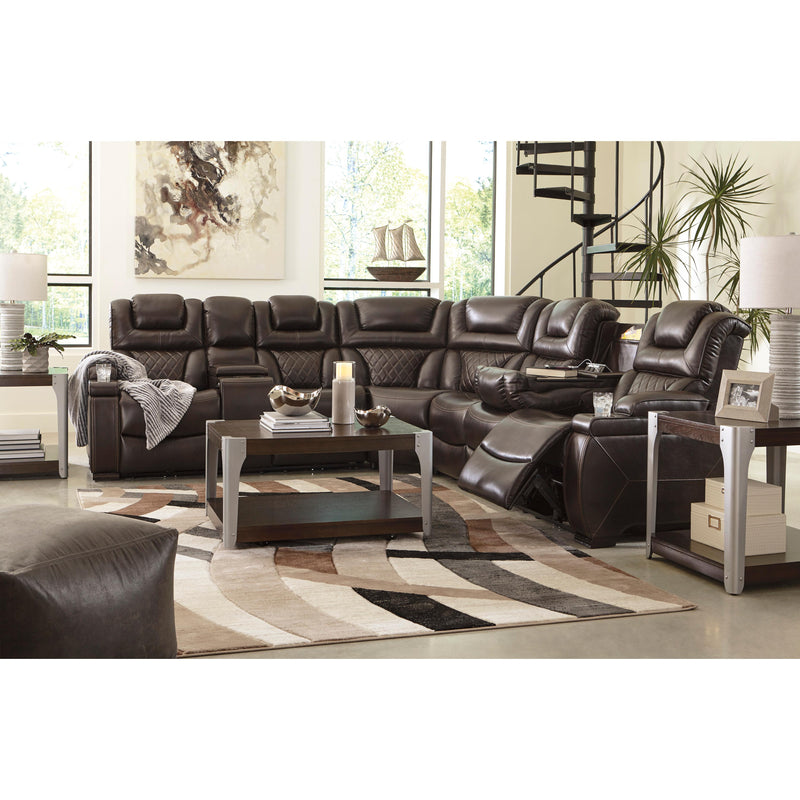 Signature Design by Ashley Warnerton Power Reclining Leather Look 3 pc Sectional ASY3211 IMAGE 16