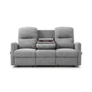 Cazis Athens Reclining Fabric Sofa 8104-3-GIORGIO CHARCOAL IMAGE 1