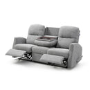 Cazis Athens Reclining Fabric Sofa 8104-3-GIORGIO CHARCOAL IMAGE 2