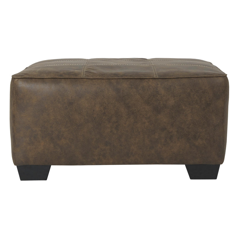 Benchcraft Abalone Leather Look Ottoman ASY0002 IMAGE 2