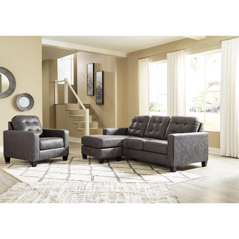 Benchcraft Venaldi Leather Look Sectional ASY3723 IMAGE 7
