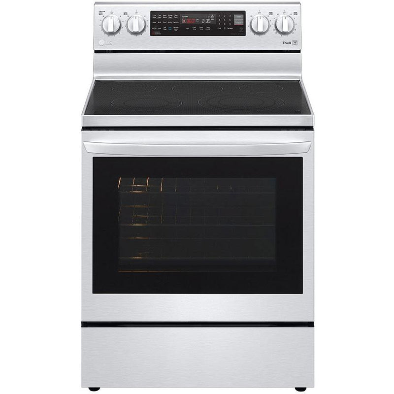 LG 30-inch, 6.3 cu.ft. Freestanding Electric Range with Wi-Fi Connectivity LREL6325F IMAGE 4