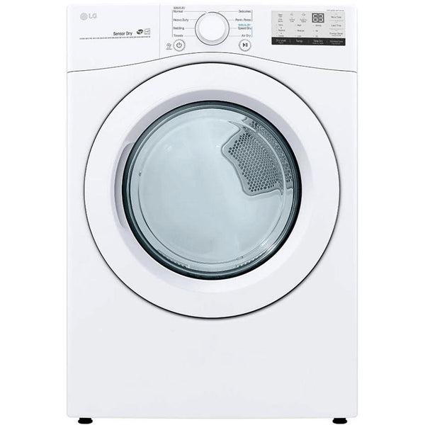 LG 7.4 cu.ft. Electric Dryer with SmartDiagnosis™ DLE3400W - 179341 IMAGE 1