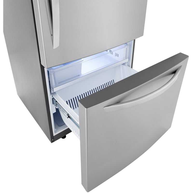 LG 33-inch, 26 cu. ft. Bottom Freezer Refrigerator with Door Cooling+ LRDCS2603S IMAGE 4