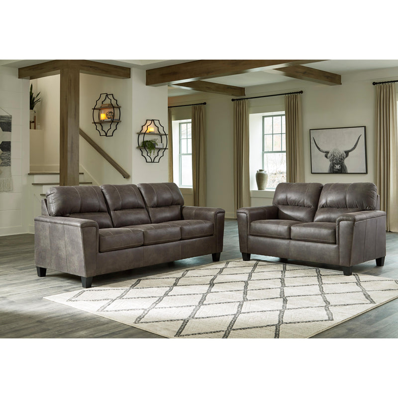 Signature Design by Ashley Navi Stationary Leather Look Loveseat ASY2803 IMAGE 6