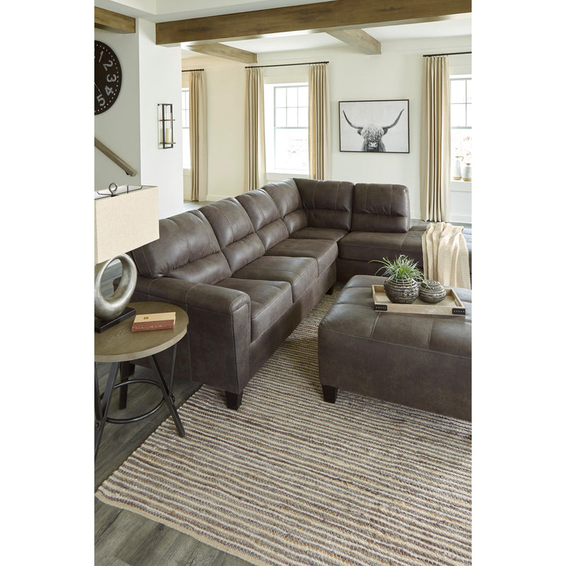Signature Design by Ashley Navi Leather Look 2 pc Sectional 177818/819 IMAGE 5