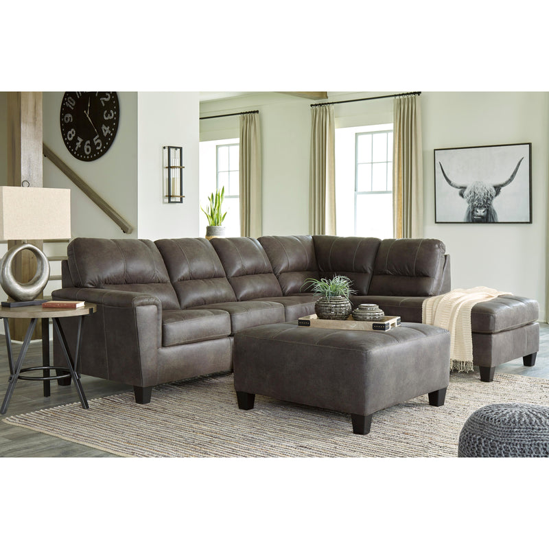 Signature Design by Ashley Navi Leather Look 2 pc Sectional 177818/819 IMAGE 6