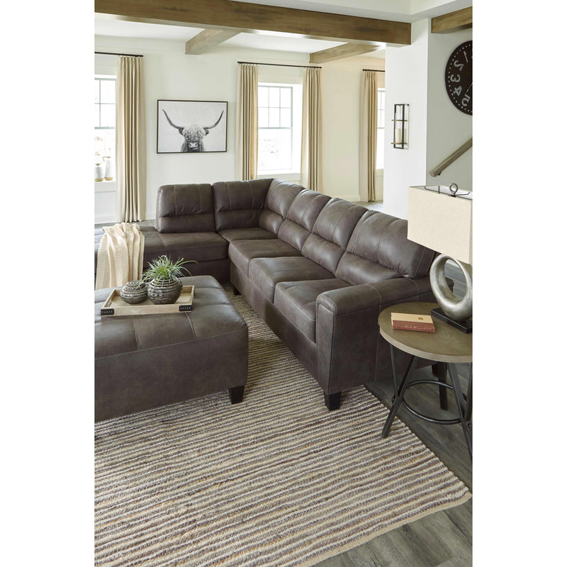 Signature Design by Ashley Navi Leather Look 2 pc Sectional 177364/65 IMAGE 5