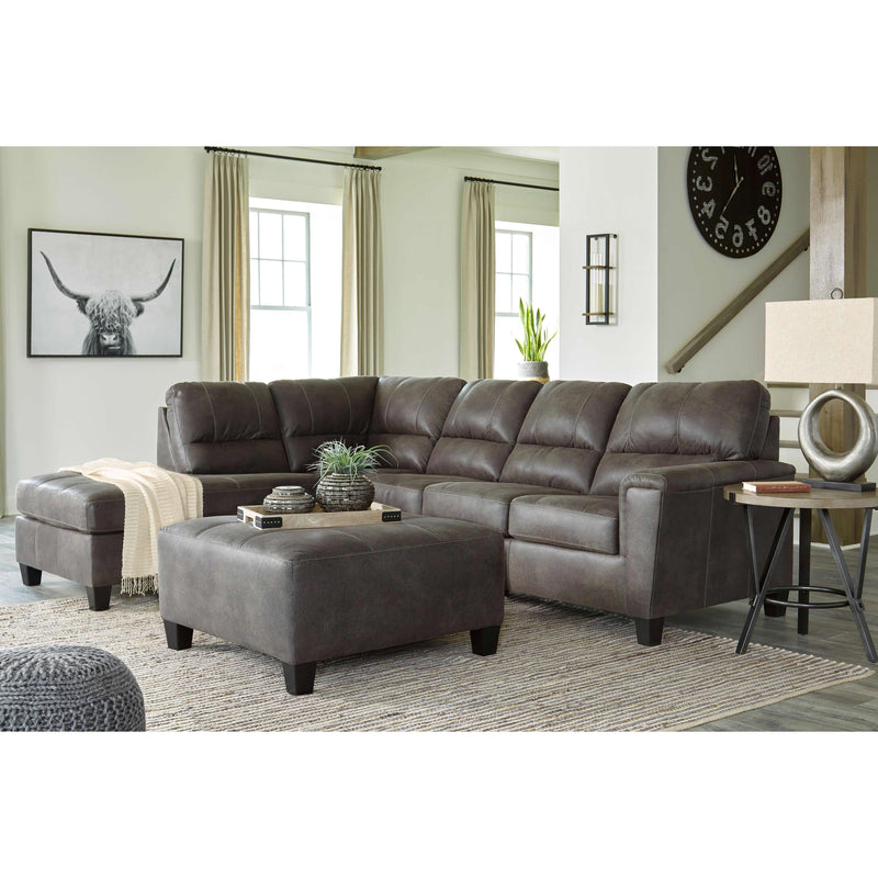 Signature Design by Ashley Navi Leather Look 2 pc Sectional 177364/65 IMAGE 6