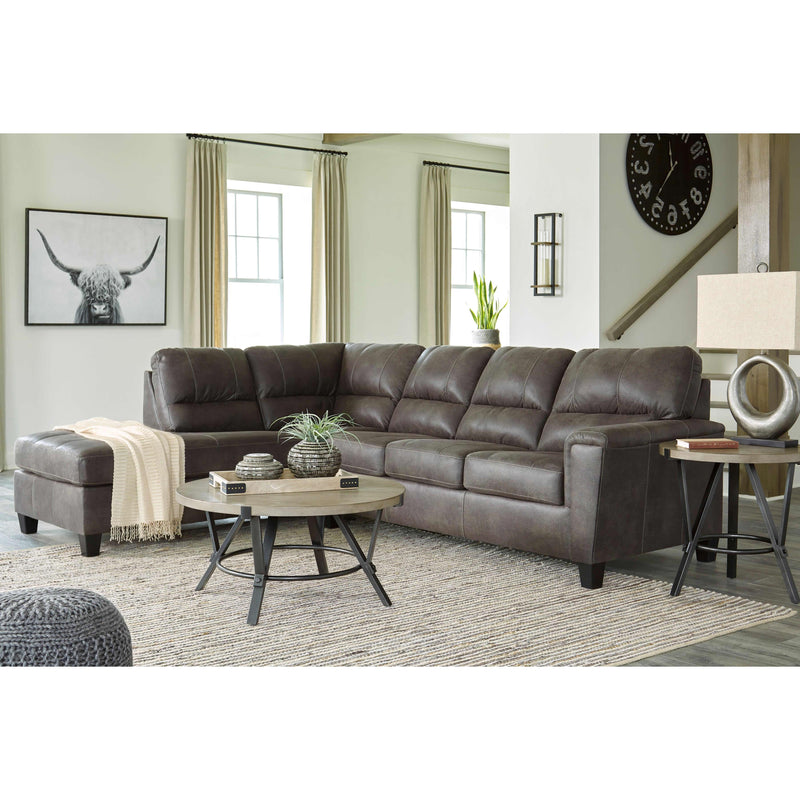 Signature Design by Ashley Navi Leather Look 2 pc Sectional 177364/65 IMAGE 7