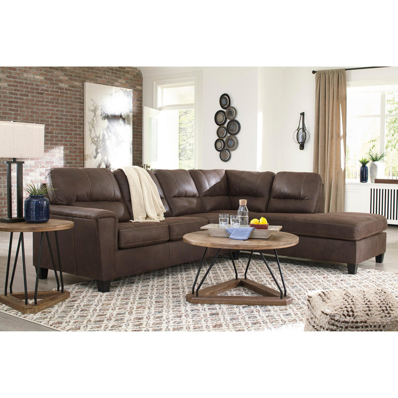 Signature Design by Ashley Navi Leather Look 2 pc Sectional ASY0103 IMAGE 6