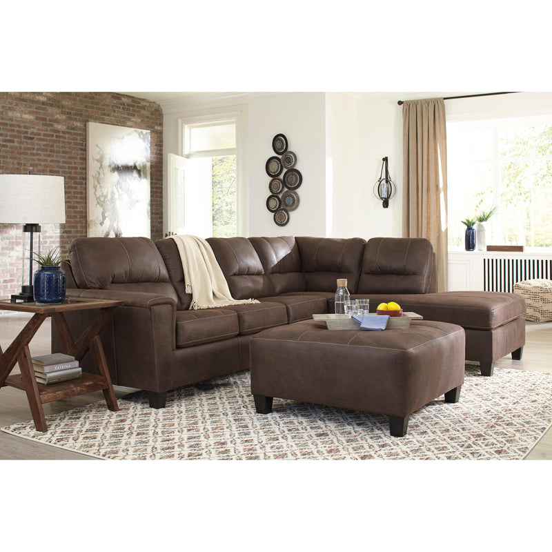 Signature Design by Ashley Navi Leather Look 2 pc Sectional ASY0103 IMAGE 7