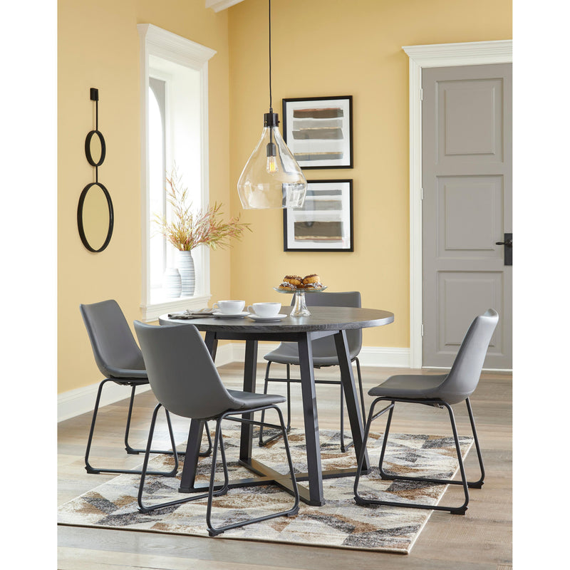 Signature Design by Ashley Round Centiar Dining Table with Pedestal Base 174052 IMAGE 10