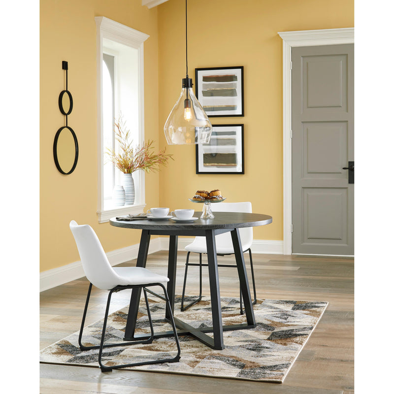 Signature Design by Ashley Round Centiar Dining Table with Pedestal Base 174052 IMAGE 7