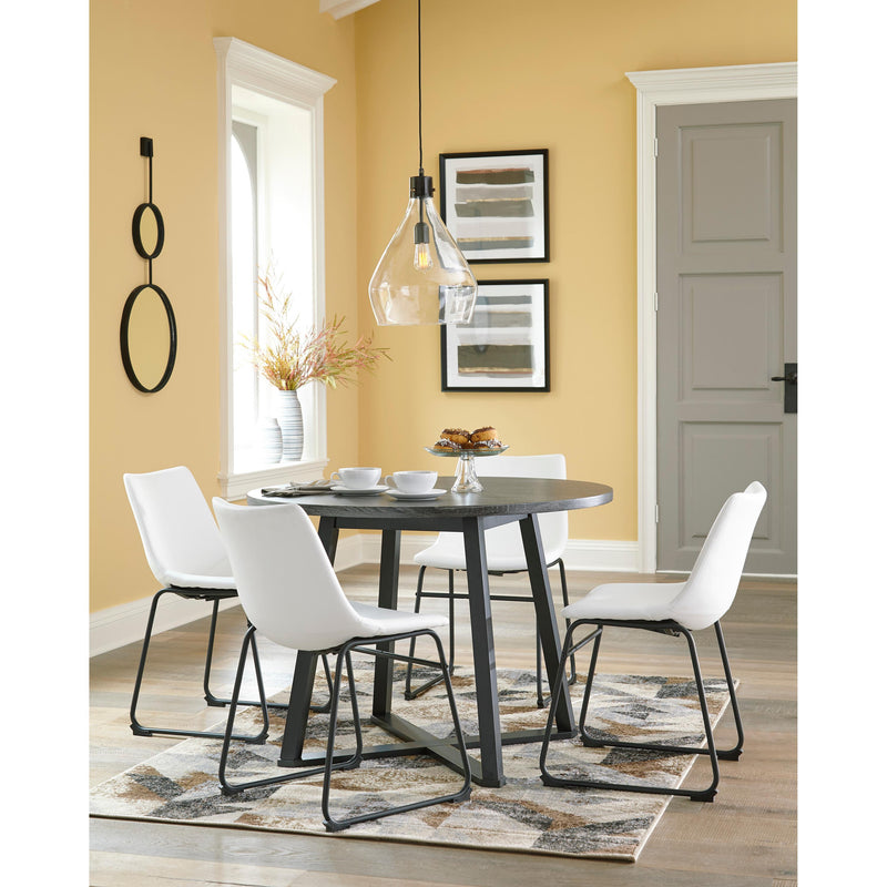 Signature Design by Ashley Round Centiar Dining Table with Pedestal Base 174052 IMAGE 8