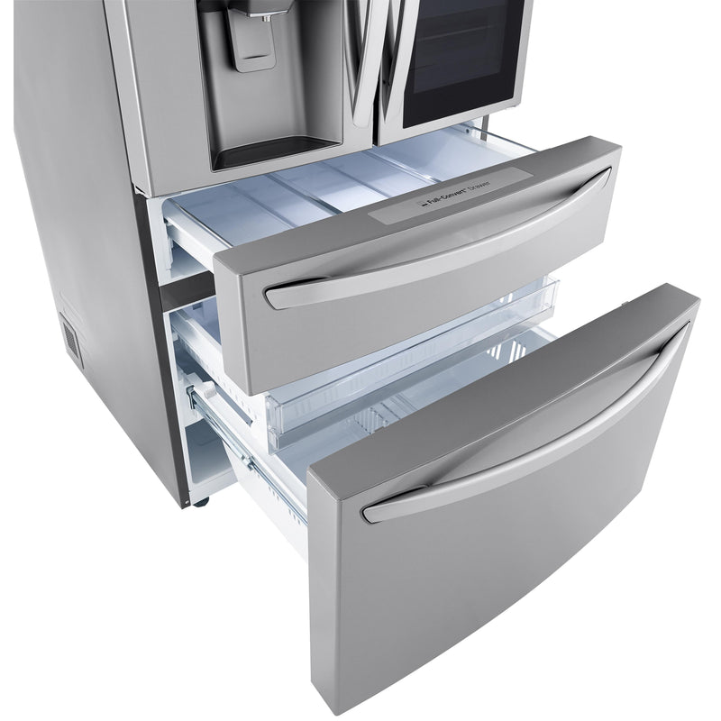 LG 23 cu. ft. Counter-Depth French 4-Door Refrigerator with InstaView™ Door-in-Door® LRMVC2306S IMAGE 6