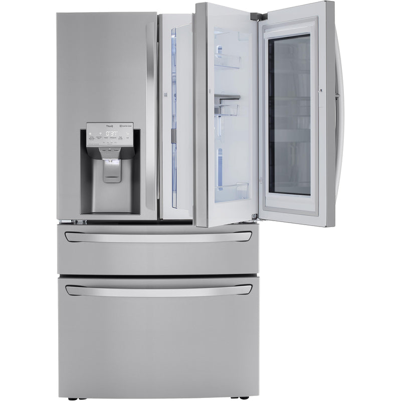 LG 30 cu. ft. French 4-Door Refrigerator with InstaView™ Door-in-Door® LRMVS3006S IMAGE 3