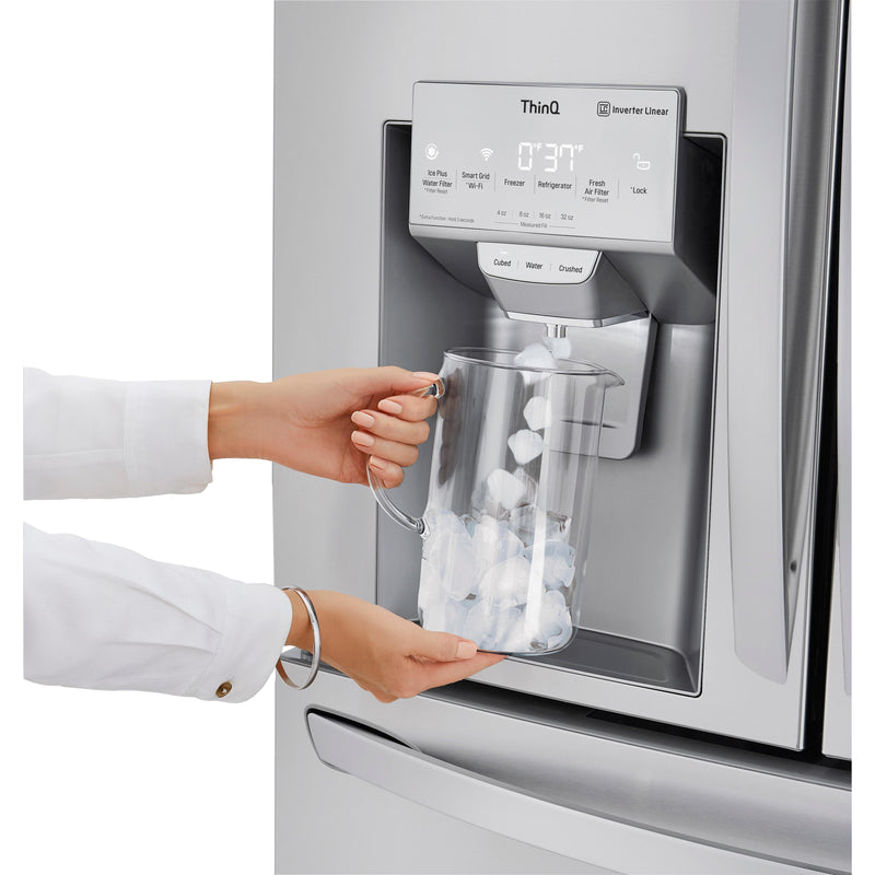 LG 30 cu. ft. French 4-Door Refrigerator with InstaView™ Door-in-Door® LRMVS3006S IMAGE 8