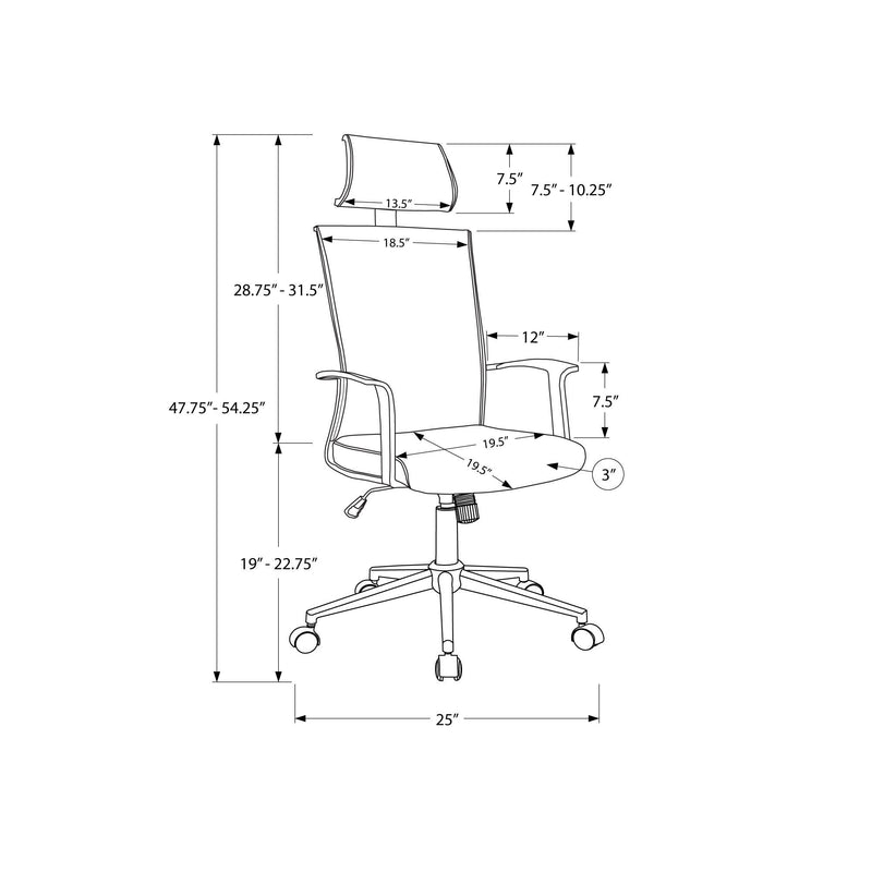 Monarch Office Chairs Office Chairs M1649 IMAGE 11