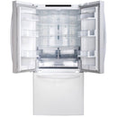 LG 30-inch, 21.8 cu.ft. Freestanding French 3-Door Refrigerator with SmartDiagnosis™ Technology LRFNS2200W IMAGE 4