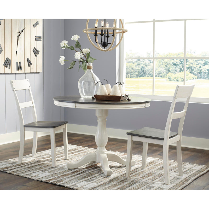 Signature Design by Ashley Round Nelling Dining Table with Pedestal Base ASY0693 IMAGE 5