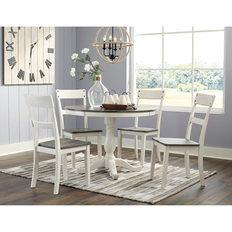 Signature Design by Ashley Round Nelling Dining Table with Pedestal Base ASY0693 IMAGE 6