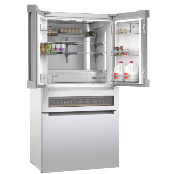 Bosch 36-inch, 20.5 cu.ft. Counter Depth French 4-Door Refrigerator with FlexBar™ B36CL81ENG IMAGE 12