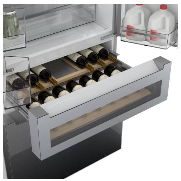 Bosch 36-inch, 20.5 cu.ft. Counter Depth French 4-Door Refrigerator with FlexBar™ B36CL81ENG IMAGE 6